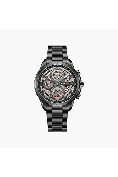 Kenneth Cole Modern Dress Sport Stainless Steel Bracelet Multifunction Watch ...
