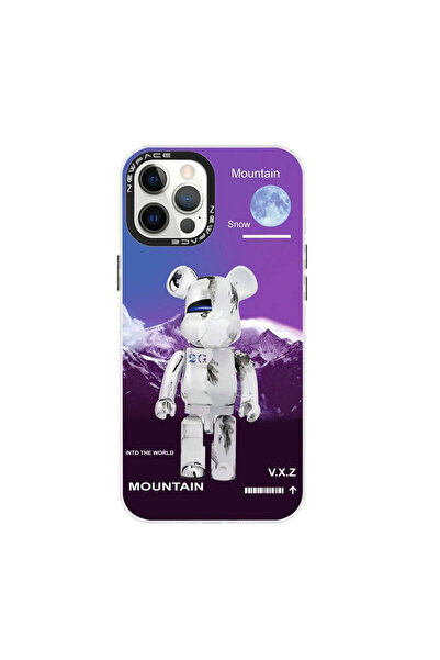 Apple iPhone 12 Pro Max Desenli İnce Silikon Koruyucu Kılıf - Desen 8