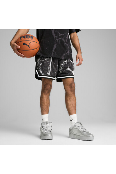 Puma HOOPS x LAFRANCÉ Written in Chrome Basketball Shorts Men
