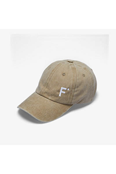 Fashfed Yıkamalı Unisex Bej Şapka