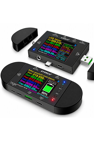 robodünya UD24 USB 2.4 Bluetooth Dijital Voltaj Akım Güç ve Kapasite Ölçer – ...