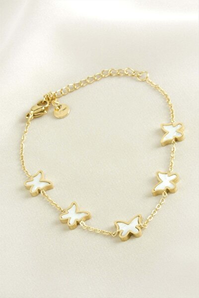 TakÇalıştır Butterfly Luxury Steel Bracelet