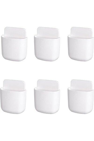GENERAL 6Pcs Wall Mount Phone Holder Adhesive Wall Phone Mount Charging Stand...