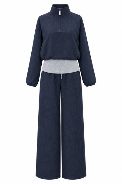 Özge Özgenç Detailed Sweat Pants Set