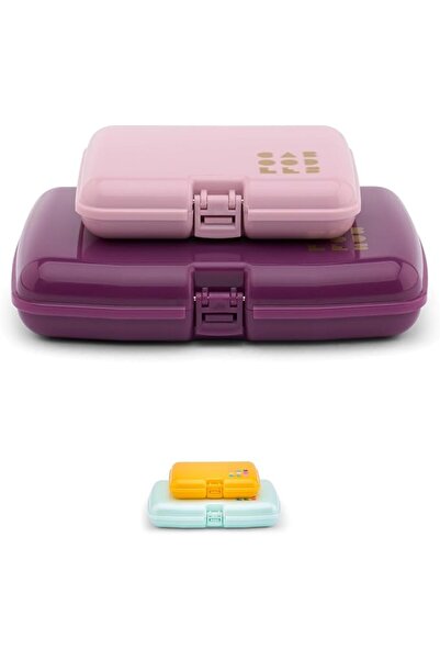 Caboodles Care Pack + Lil Bit Set Mini Cosmetic Storage for Purse With Snap-t...