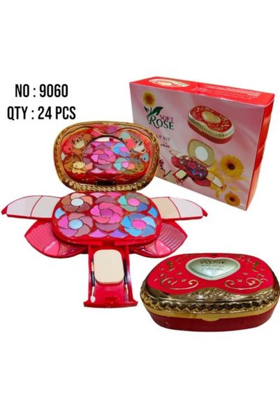 soft rose Luxury and elegant makeup set makeup box
