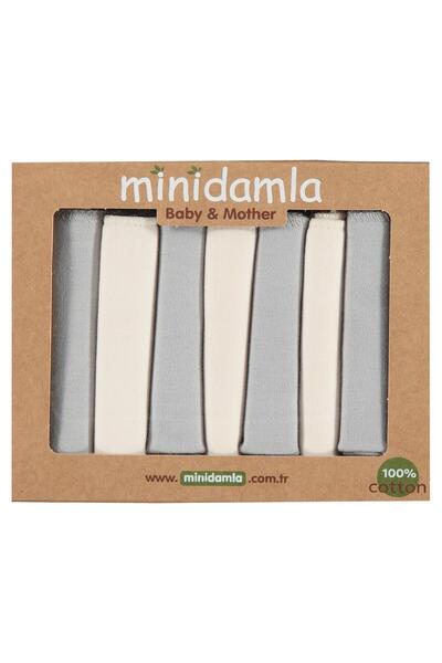 Minidamla 7-Pack Mouth Wipes - Gray