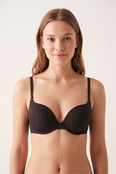 OBJE Women's Black Padded Bra