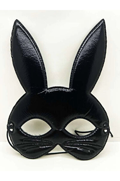 Lovesta Home Black fabric eva rabbit mask 19x15 cm