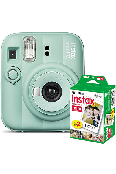 Fujifilm Cameră instantanee Instax Mini 13 Verde Lagună + 2x10 filmuri mini