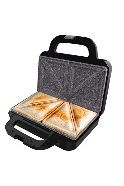 CECOTEC sandviç makinesi Rock'nToast Deep Classic, 1000 W, daha geniş genişli...