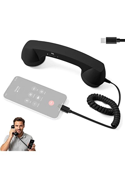 HASTHIP ®   هاتف محمول بتصميم كلاسيكي للهواتف الذكية ذات منفذ Type-C، جهاز اس...