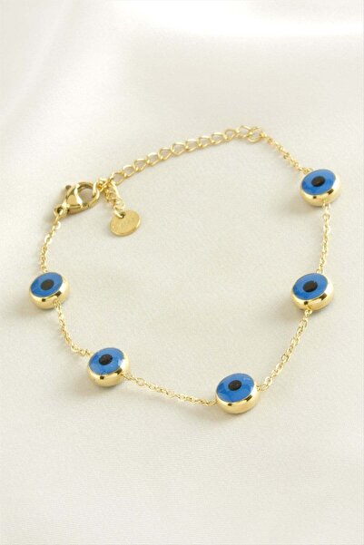 TakÇalıştır Nazar Luxury Steel Bracelet