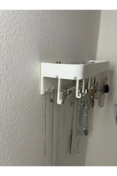 DU&ER Wall Mounted -In-Cabinet Jewelry Organizer – Hanger for Necklaces, Earr...