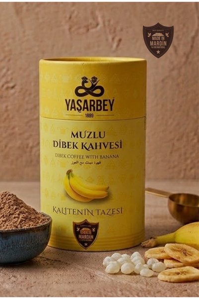 Yaşarbey قهوة ديبك 400 جرام خلطة خاصة محلية من قهوة ديبك ماردين مع الموز