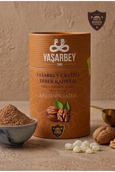 Yaşarbey Dibek Coffee 400 Gr Local Special Blend Mardin Dibek Coffee with Gro...