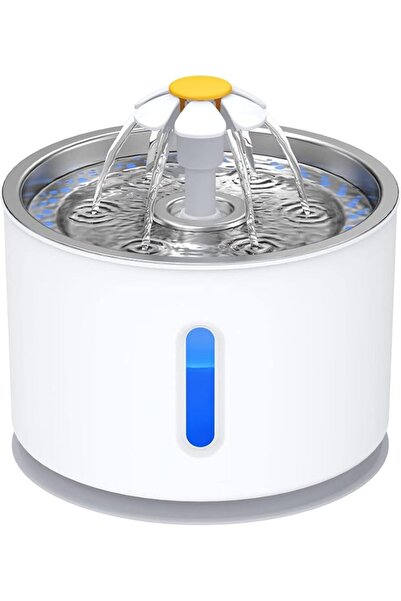 VINNYSEN Cat Water Fountain Stainless Steel, 81oz/2.4L Cat Fountain with Wate...