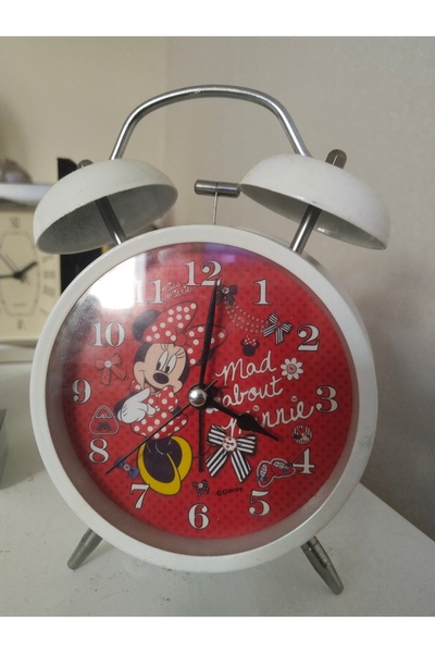 Minnie Mouse Alarmlı ve Işıklı Masa Saati