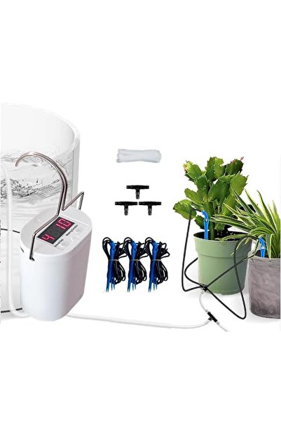 Generic Smart Self Watering System for Plants with HD Display - 12 Plants Dri...