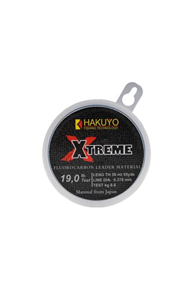 Hakuyo Μονόινη πετονιά Φθοροάνθρακα Xtreme Hakuyo, 30μ, διάμετρος 0.295 χιλ.,...