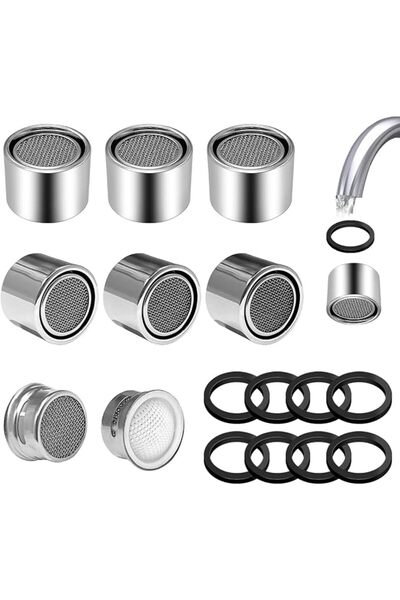 SYOSI 8 Pcs Faucet Aerator Replacement, 15/16 Inch Kitchen Sink Aerator with ...
