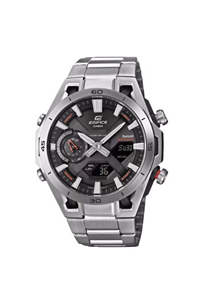 Casio Ανδρικό ρολόι ECB-2300D-1AEF, μπρασελέ από ανοξείδωτο ατσάλι, ηλιακός μ...