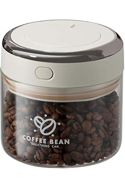 ALMEKAQUZ Coffee Bean Storage Container with One-way Valve Airtight Lid Date ...