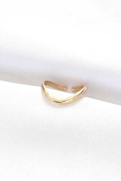 Lovesta Home Flat Gold Color Adjustable Ring Tj-Byk3101