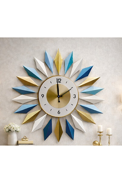 odjas Ceas de perete decorativ 60 cm, design modern elegant, mecanism silenti...