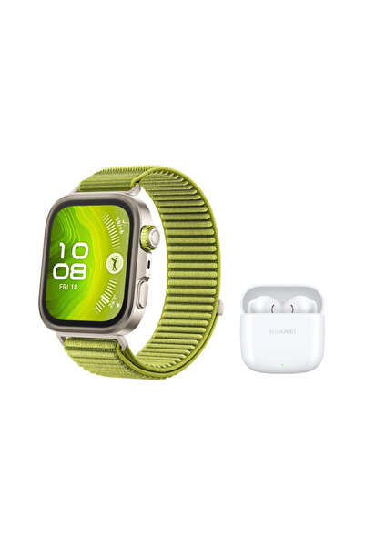 Huawei Watch Fit 4 Pro Yeşil Akıllı Saat + SE 2 Kulaklık Hediyeli