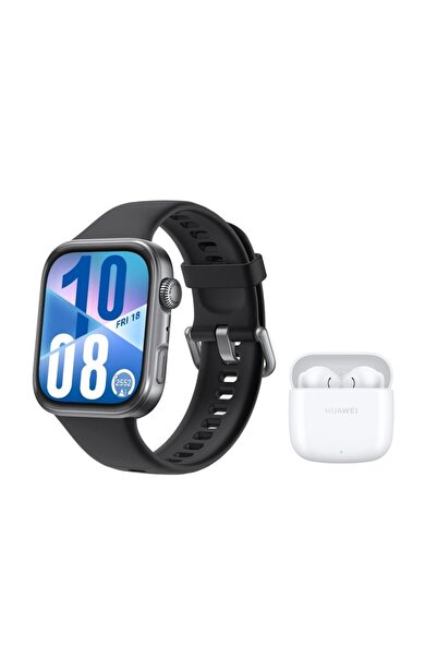Huawei Watch Fit 4 Siyah Akıllı Saat + SE 2 Kulaklık Hediyeli