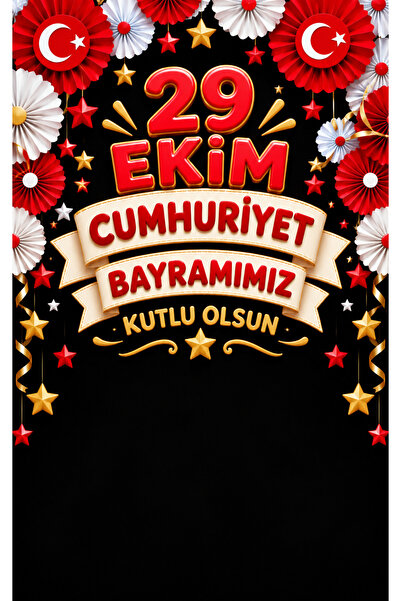 PROMISEBACKDROP2 150x200 cm, 29 Ekim, Cumhuriyet Bayramı, Okul Etkinlik Kumaş...