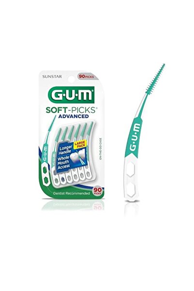 GUM -6505R Soft-Picks Advanced Dental Picks, 90 Count