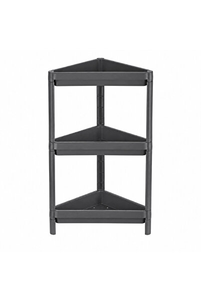 shopwave Gray Triangle Practical Shelf Unit Plastic (5047)