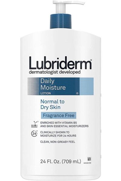 LUBRİDERM 709ml unscented daily moisturizer hand and body lotion