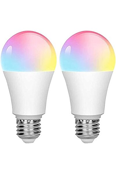 SKY TOUCH SKY-TOUCH 2 pcs Alexa WiFi Smart Led Bulb E27 Remote RGB Control Co...