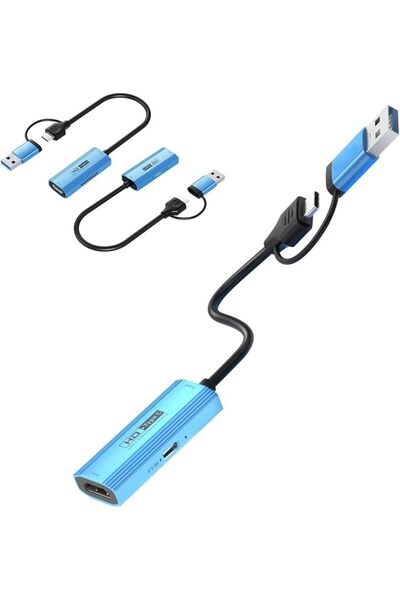 KASTWAVE بطاقة التقاط فيديو USB 3.0 HDMI بدقة 4K@60Hz، 1080P 120fps، متوافقة ...
