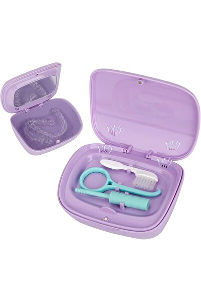 AZONEE Portable Retainer Case, False Teeth Storage Box Holder, Braces Removal...