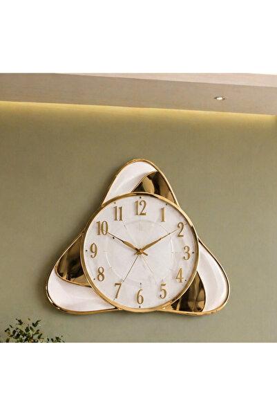 odjas Ceas de perete decorativ modern 51x47 cm – design elegant cu accente ge...