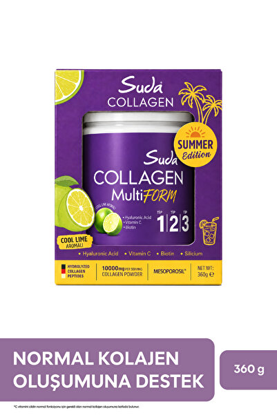 Suda Collagen SUMMER EDITION COOL LIME KAVANOZ 360 g
