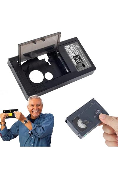 AZONEE محول شريط فيديو VHS إلى VHSC، محول كاسيت VHS-C لكاميرات VHS-C و SVHS، ...