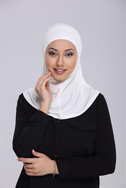 İSTDONATELLA Prenses Hijab Two-Piece Sandy Lycra Fabric – for Daily Use and P...
