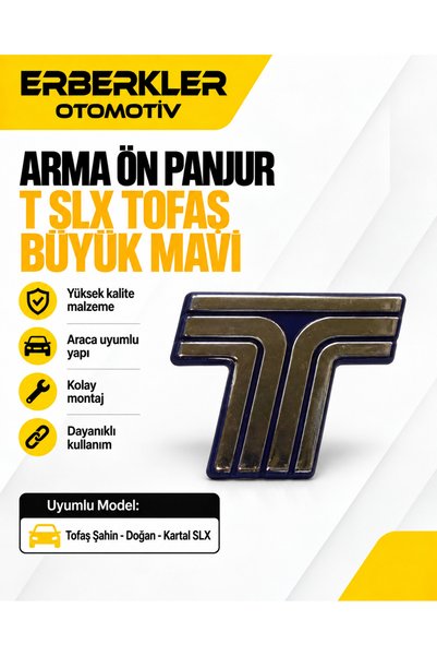 ERBERKLER Arma Ön Panjur T Slx Tofaş Büyük Mavi
