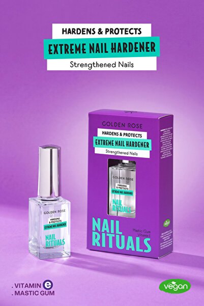 Golden Rose Nail Rituals Extreme Nail Hardener - Tırnak Sertleştirici ve Güçl...