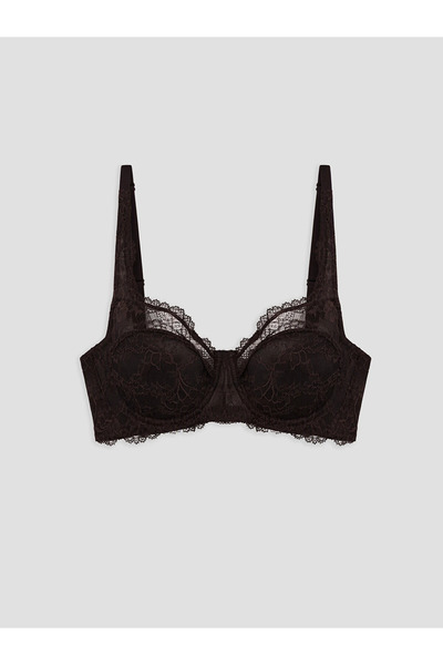 LC Waikiki Lcw Dream Brown Underwire Non-Padded Lace T-Shirt Bra