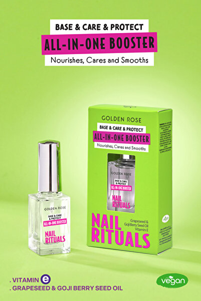Golden Rose Nail Rituals All-in-Booster - Besleyici ve Koruyucu Tırnak Cilası