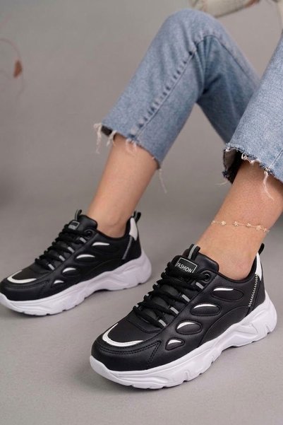 AlbiShoes Women's High Thick Sole 5 cm Soft Anatomical Comfortable Sole Women's Sneaker Sports Shoes