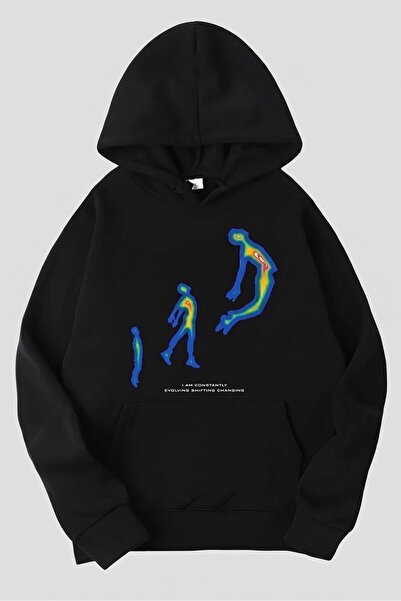 Rue Lora Butik Unisex Oversize Printed Sweatshirt
