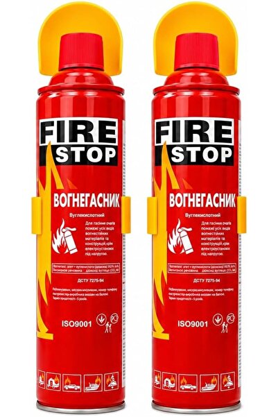 FIRE STOP بخاخ إطفاء الحريق بالرغوة للسيارة والمنزل والمكتب، 1000 مل، عبوة من...