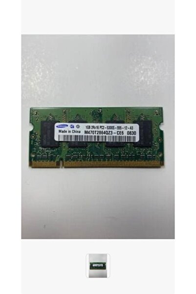 Samsung M470T2864AZ3-CE6 Orijinal Bellek 1gb Ddr2 PC2-5300S-555-12-A3 (CA65)